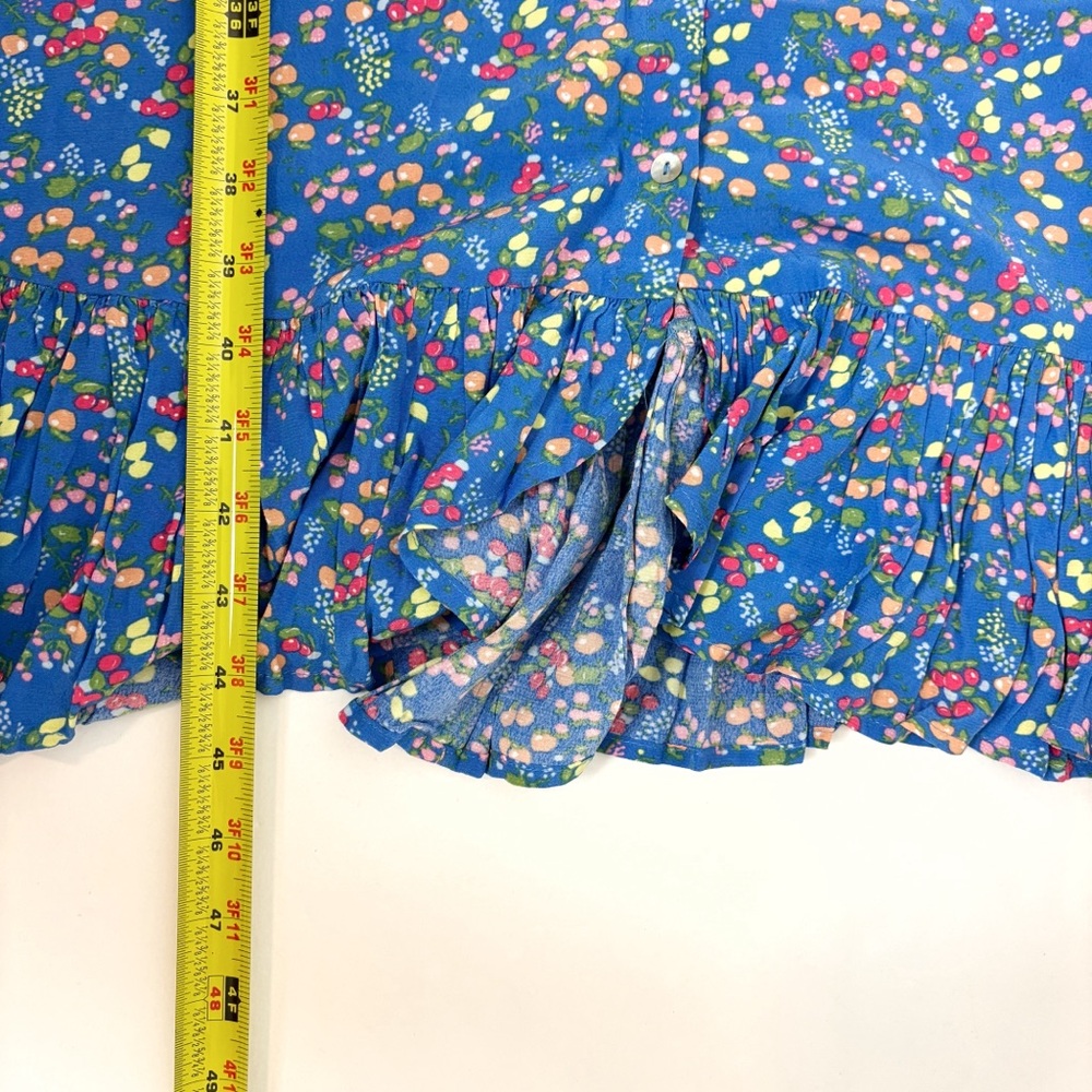 Rails Adalyn Midi Dress in Blue Citrus Grove Size L - Picture 9 of 9